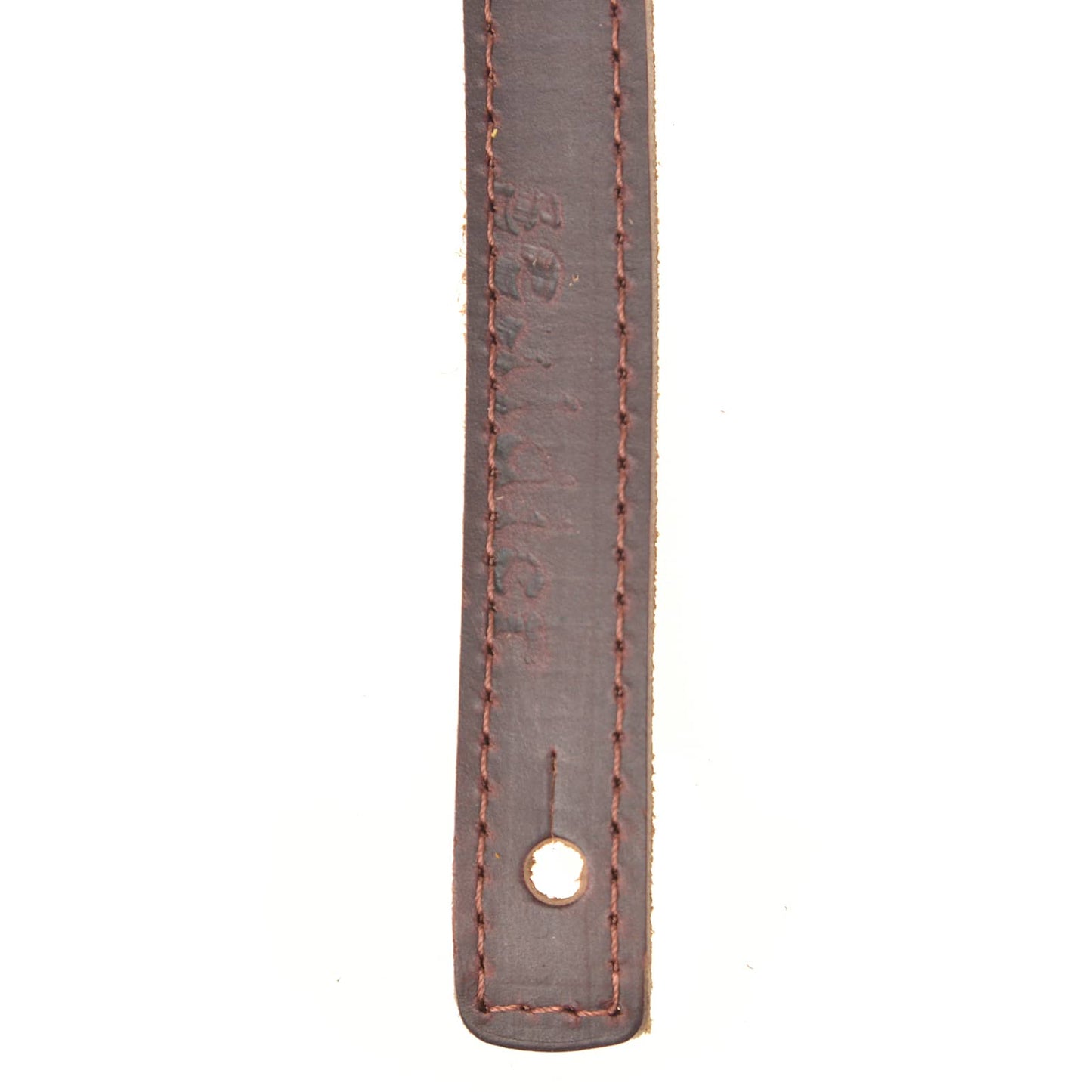 Souldier Plain Saddle Strip 1" Guitar Strap Mahogany Accessories / Straps