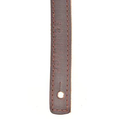 Souldier Plain Saddle Strip 1" Guitar Strap Mahogany Accessories / Straps