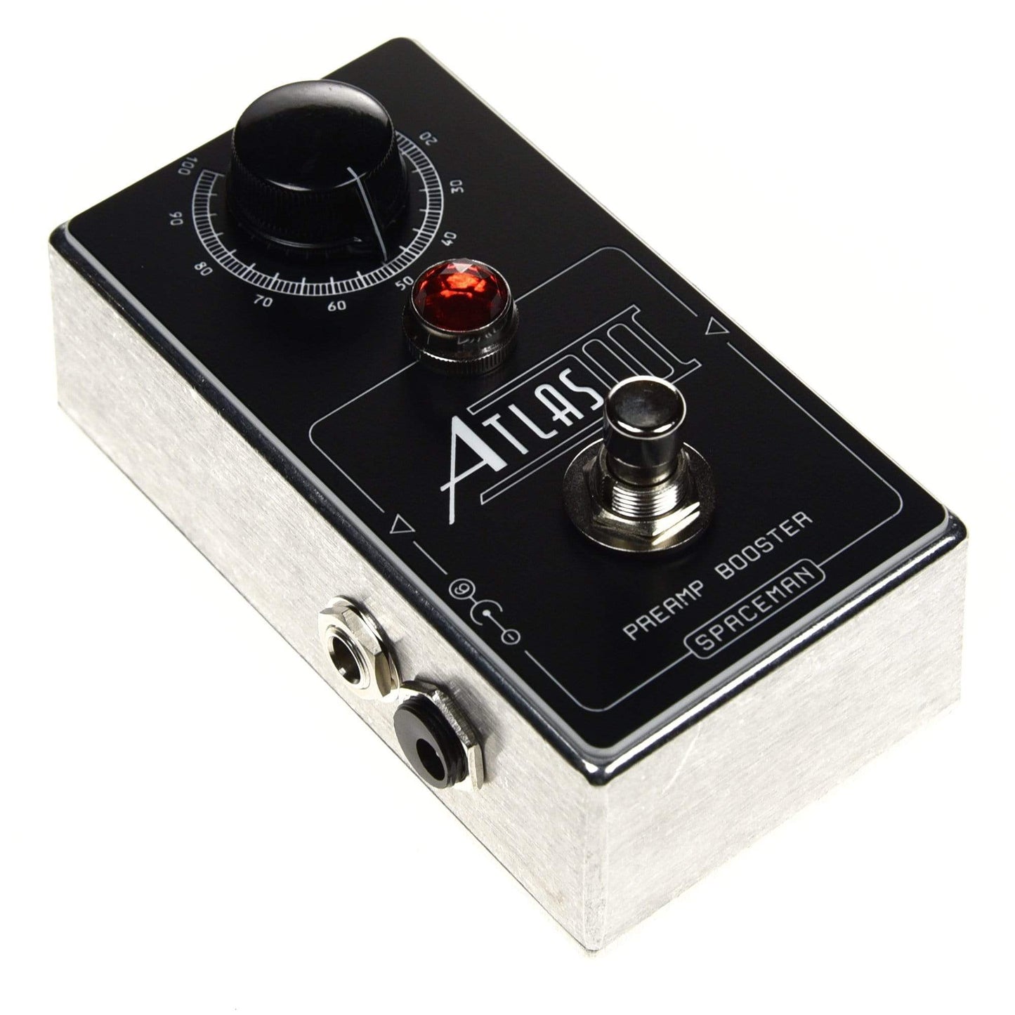 Spaceman Atlas III Discrete Preamp Booster Silver Effects and Pedals / Overdrive and Boost