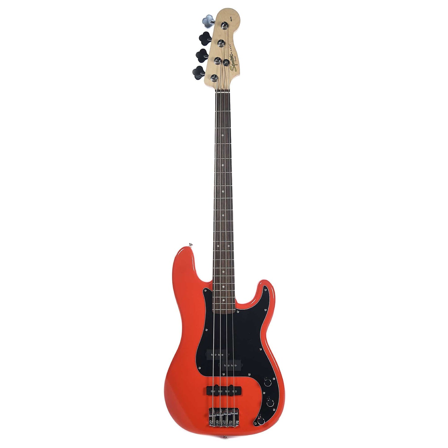 Squier Affinity PJ Bass Race Red w/3-Ply Black Pickguard Bass Guitars / 4-String