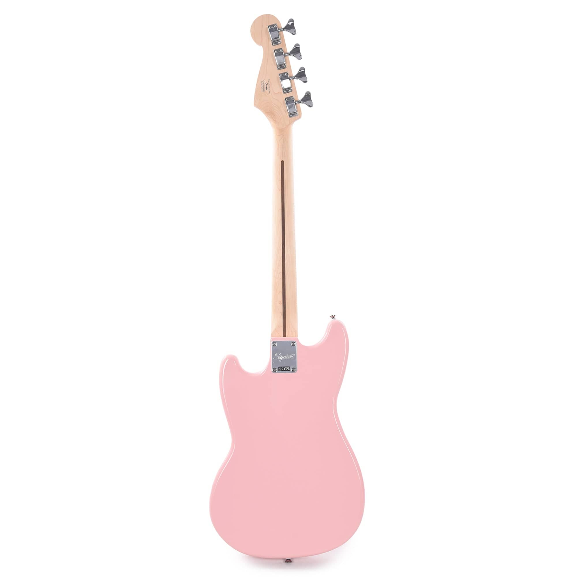 Squier Bronco Bass Shell Pink Bass Guitars / 4-String