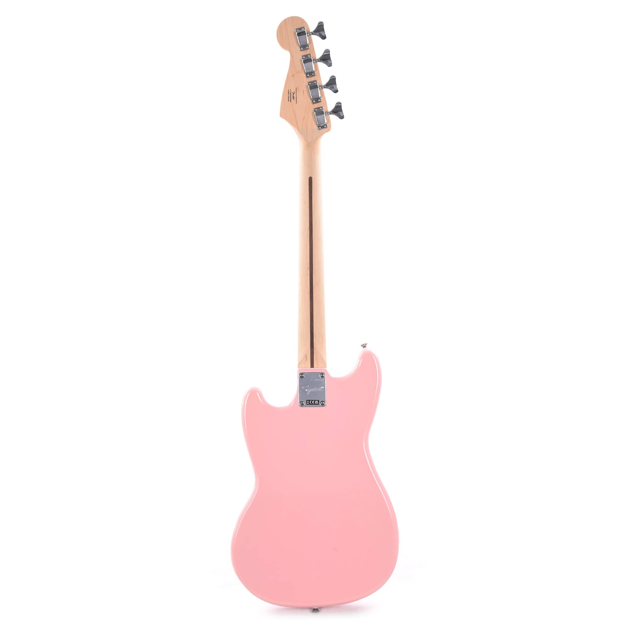 Squier Bronco Bass Shell Pink Bass Guitars / 4-String