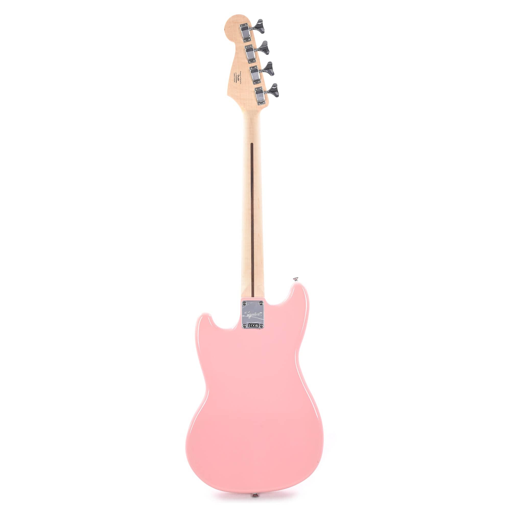 Squier Bronco Bass Shell Pink Bass Guitars / 4-String