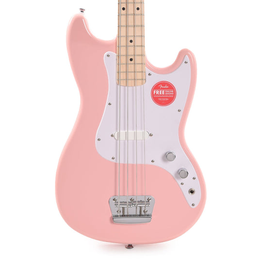 Squier Bronco Bass Shell Pink Bass Guitars / 4-String