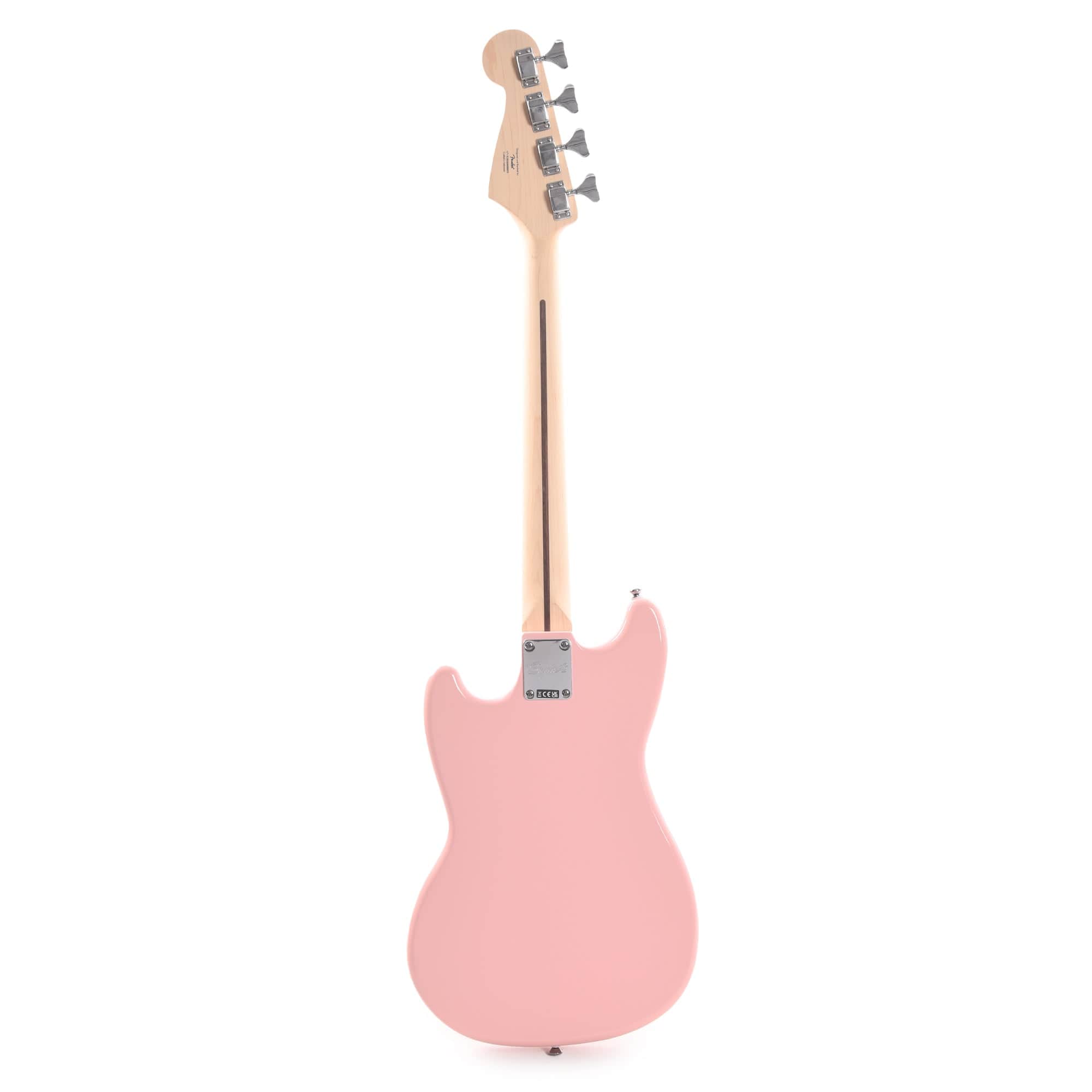 Squier Bronco Bass Shell Pink Bass Guitars / 4-String