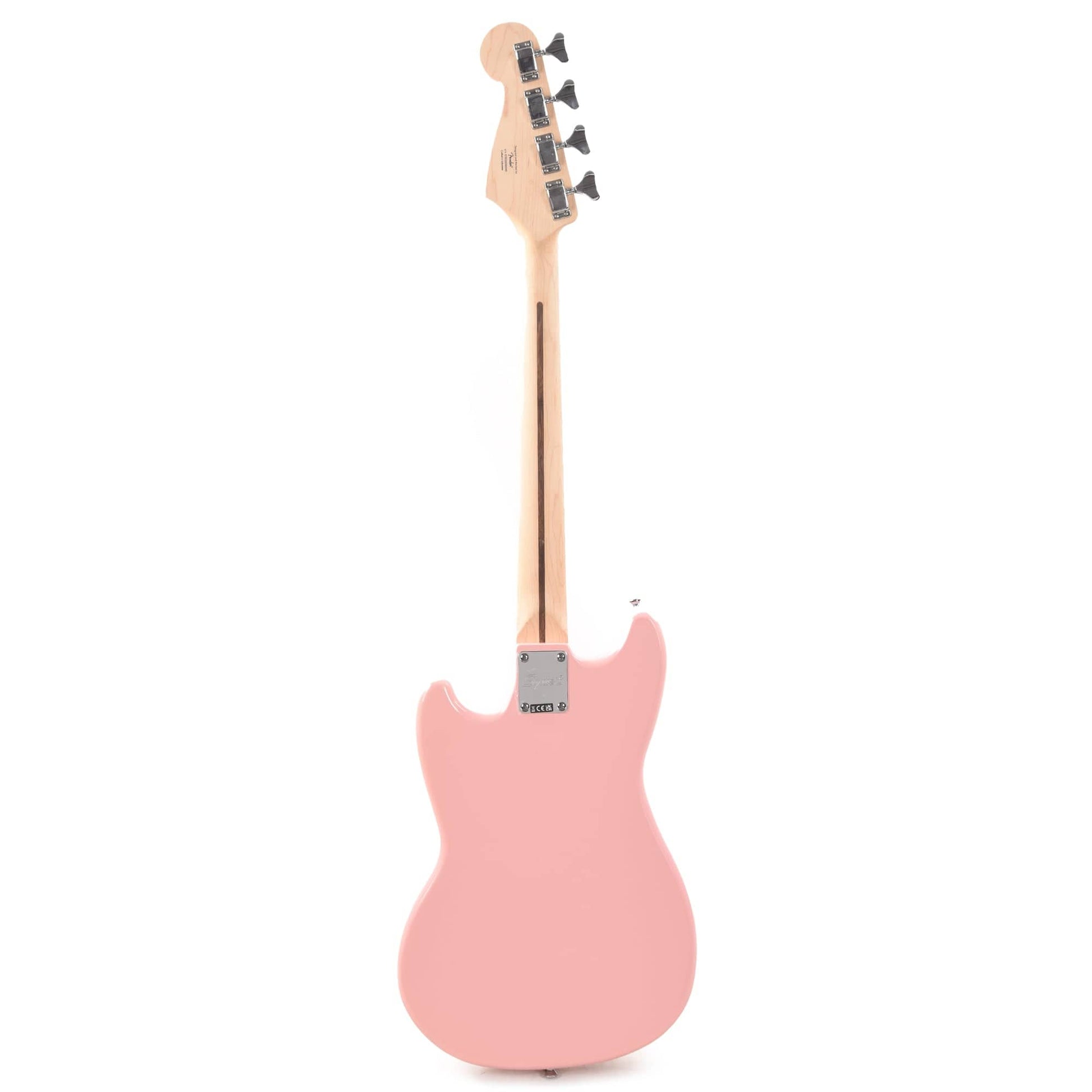 Squier Bronco Bass Shell Pink Bass Guitars / 4-String