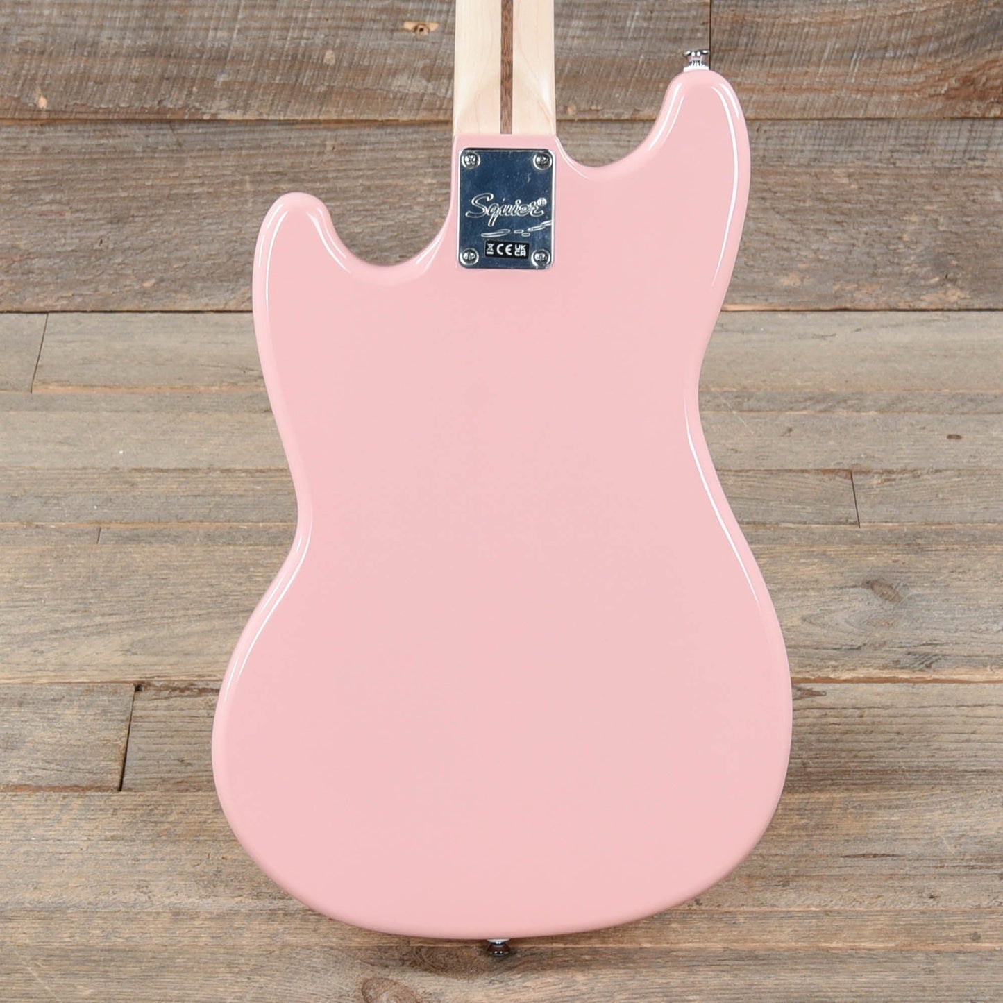 Squier Bronco Bass Shell Pink Bass Guitars / 4-String