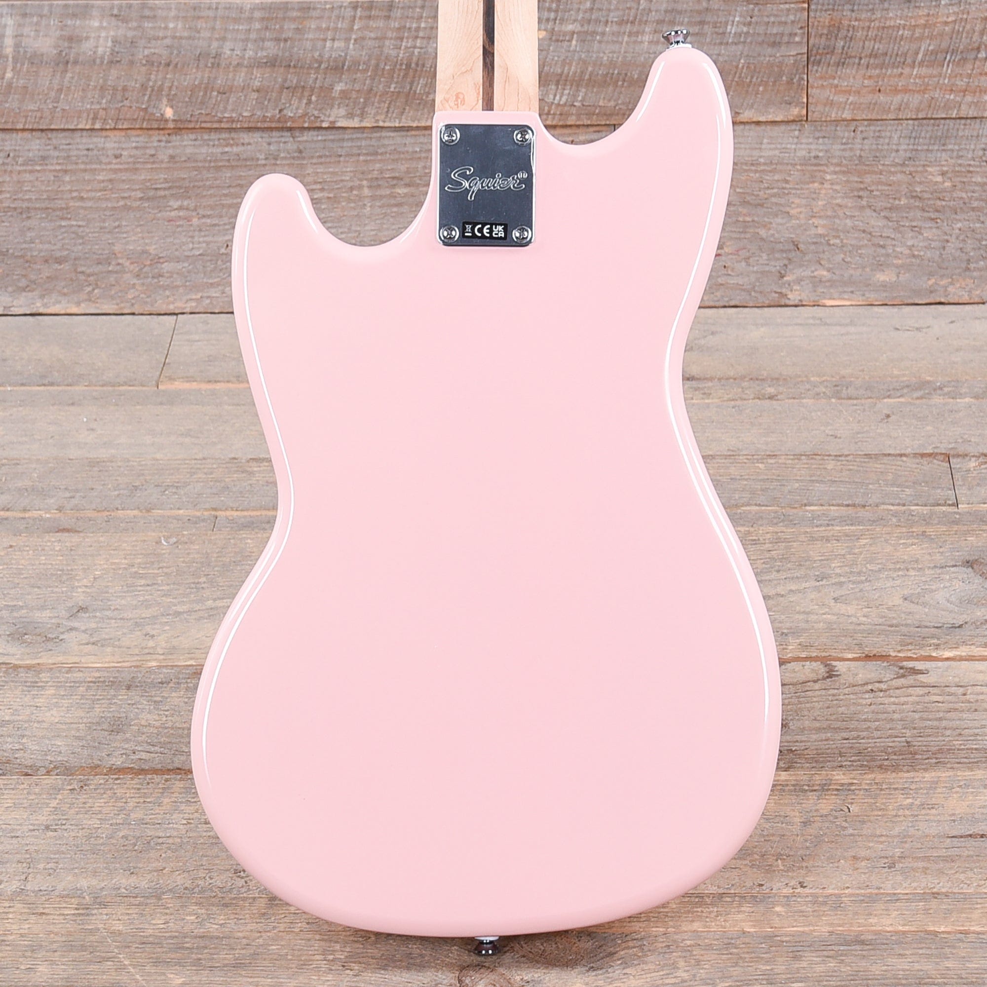 Squier Bronco Bass Shell Pink Bass Guitars / 4-String