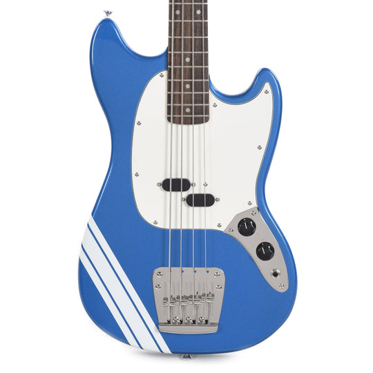 Squier Classic Vibe '60s Competition Mustang Bass Lake Placid Blue w/Olympic White Stripe Bass Guitars / 4-String