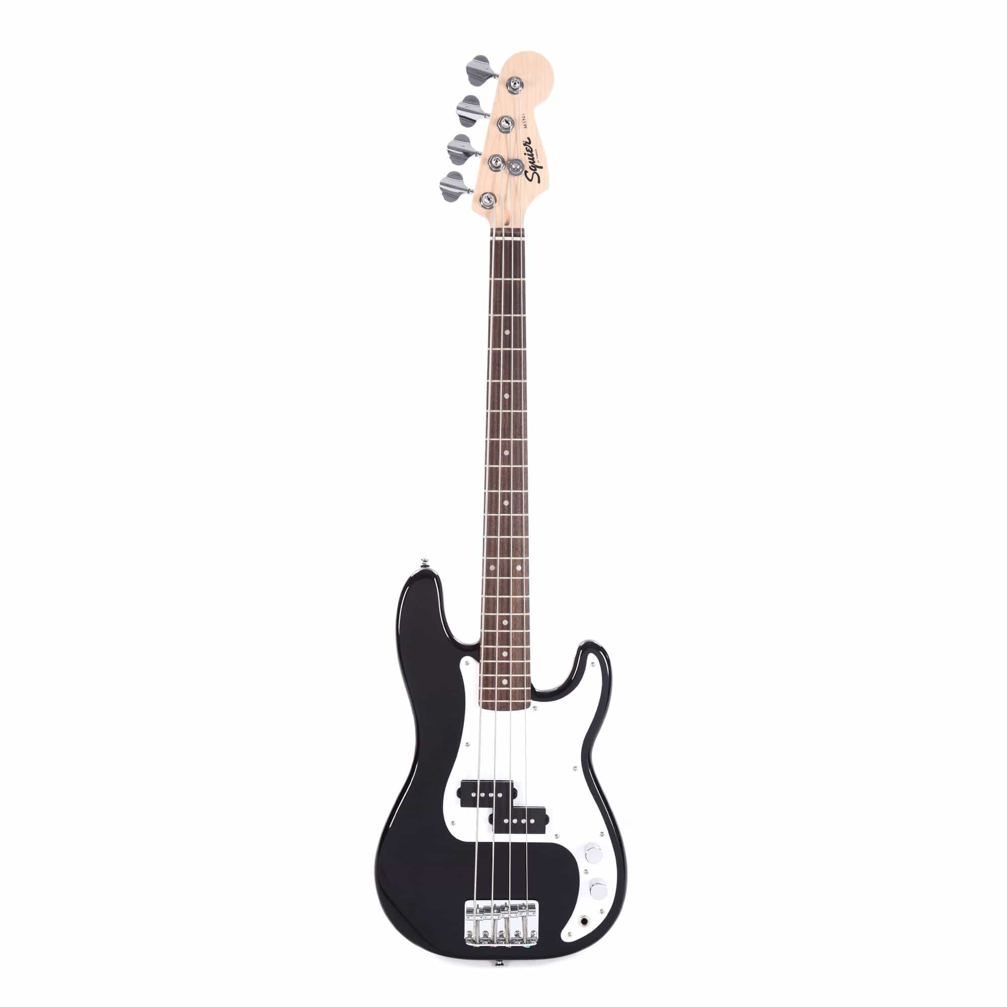 Squier Mini Precision Bass Black Bass Guitars / 4-String