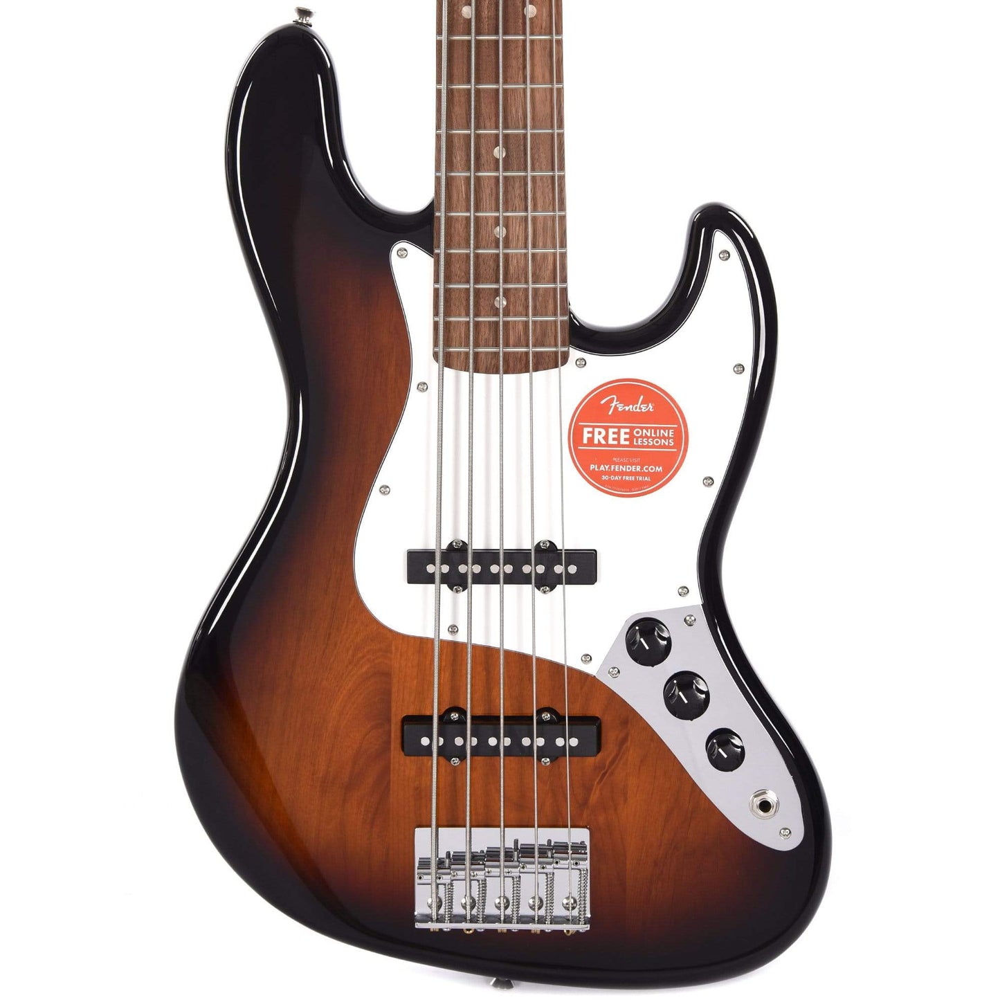 Squier Affinity Jazz Bass V 5-String Brown Sunburst Bass Guitars / 5-String or More