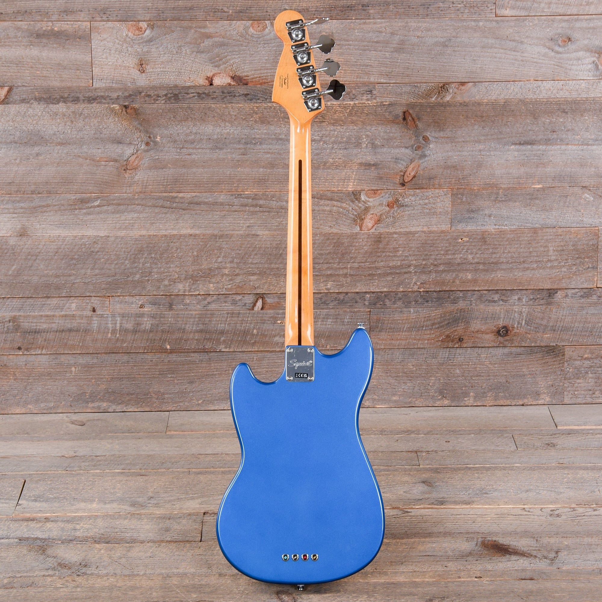 Squier Classic Vibe '60s Competition Mustang Bass Lake Placid Blue w/Olympic White Stripe Bass Guitars / 5-String or More