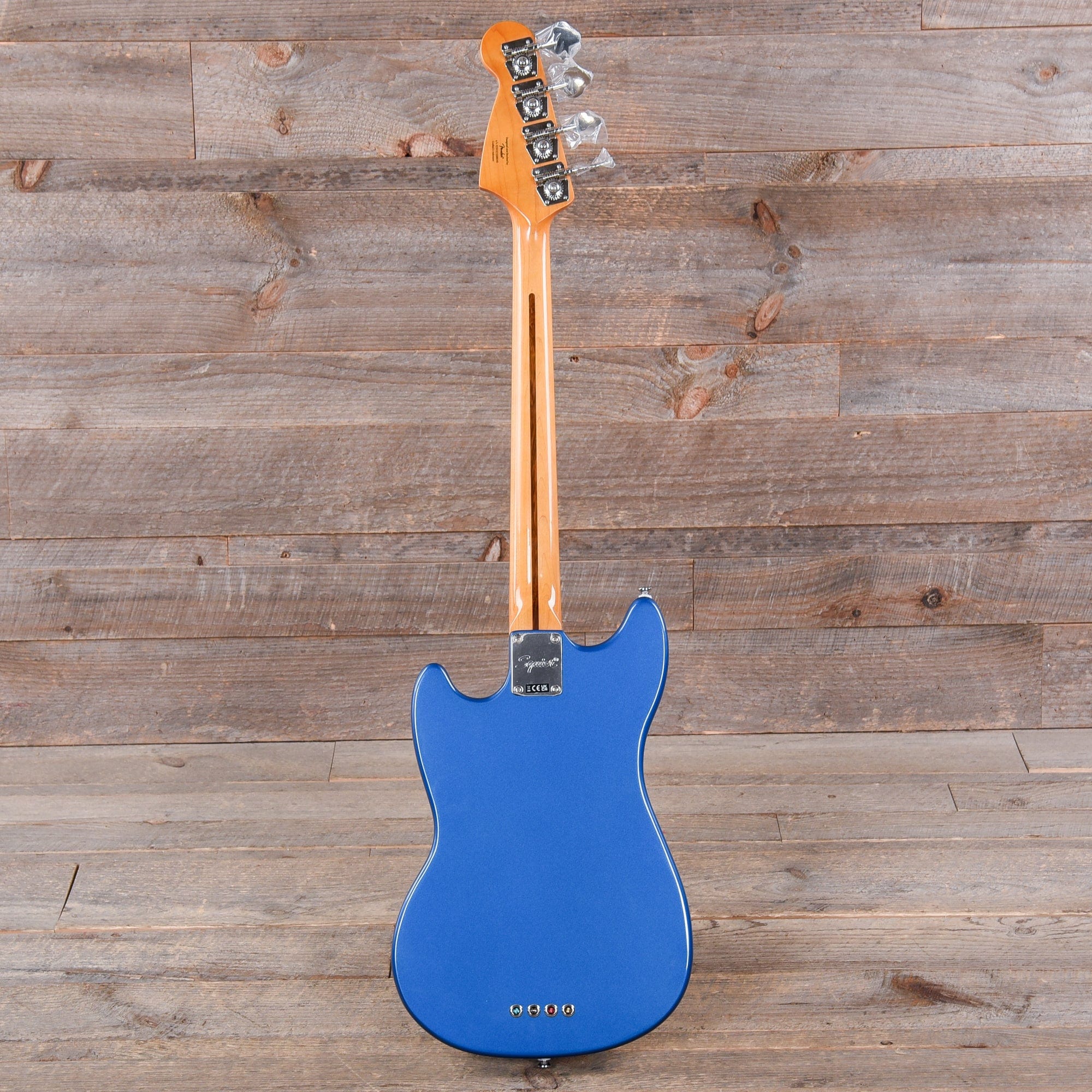 Squier Classic Vibe '60s Competition Mustang Bass Lake Placid Blue w/Olympic White Stripe Bass Guitars / 5-String or More