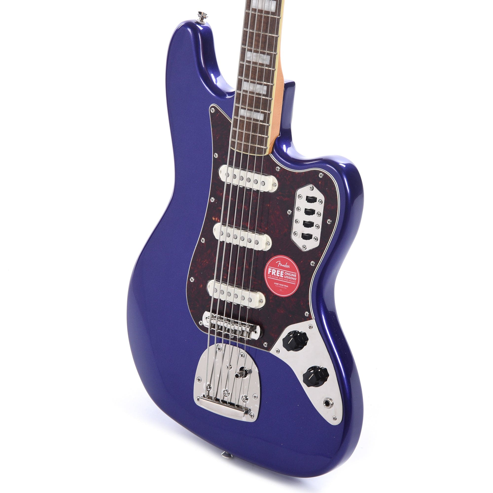 Squier Classic Vibe Bass VI Purple Metallic w/Matching Headcap Bass Guitars / 5-String or More