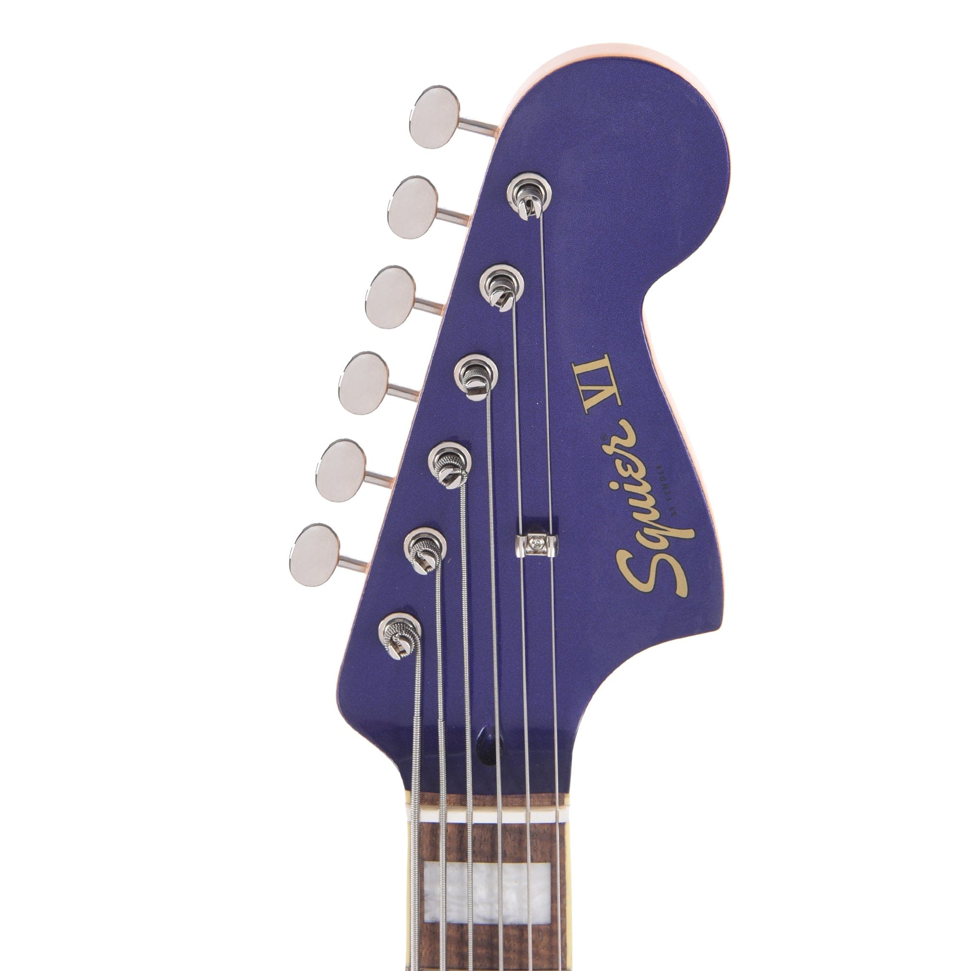 Squier Classic Vibe Bass VI Purple Metallic w/Matching Headcap Bass Guitars / 5-String or More