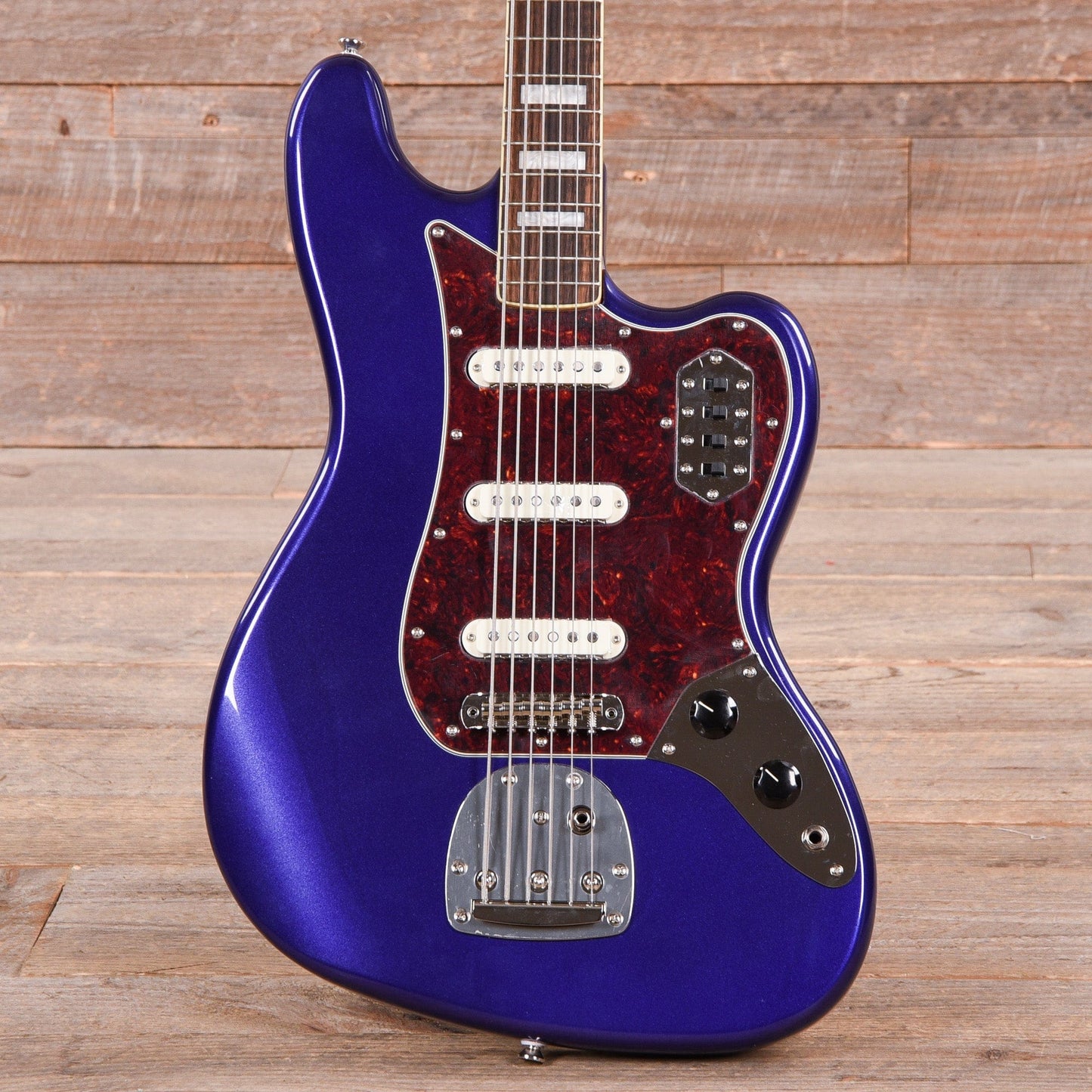 Squier Classic Vibe Bass VI Purple Metallic w/Matching Headcap Bass Guitars / 5-String or More