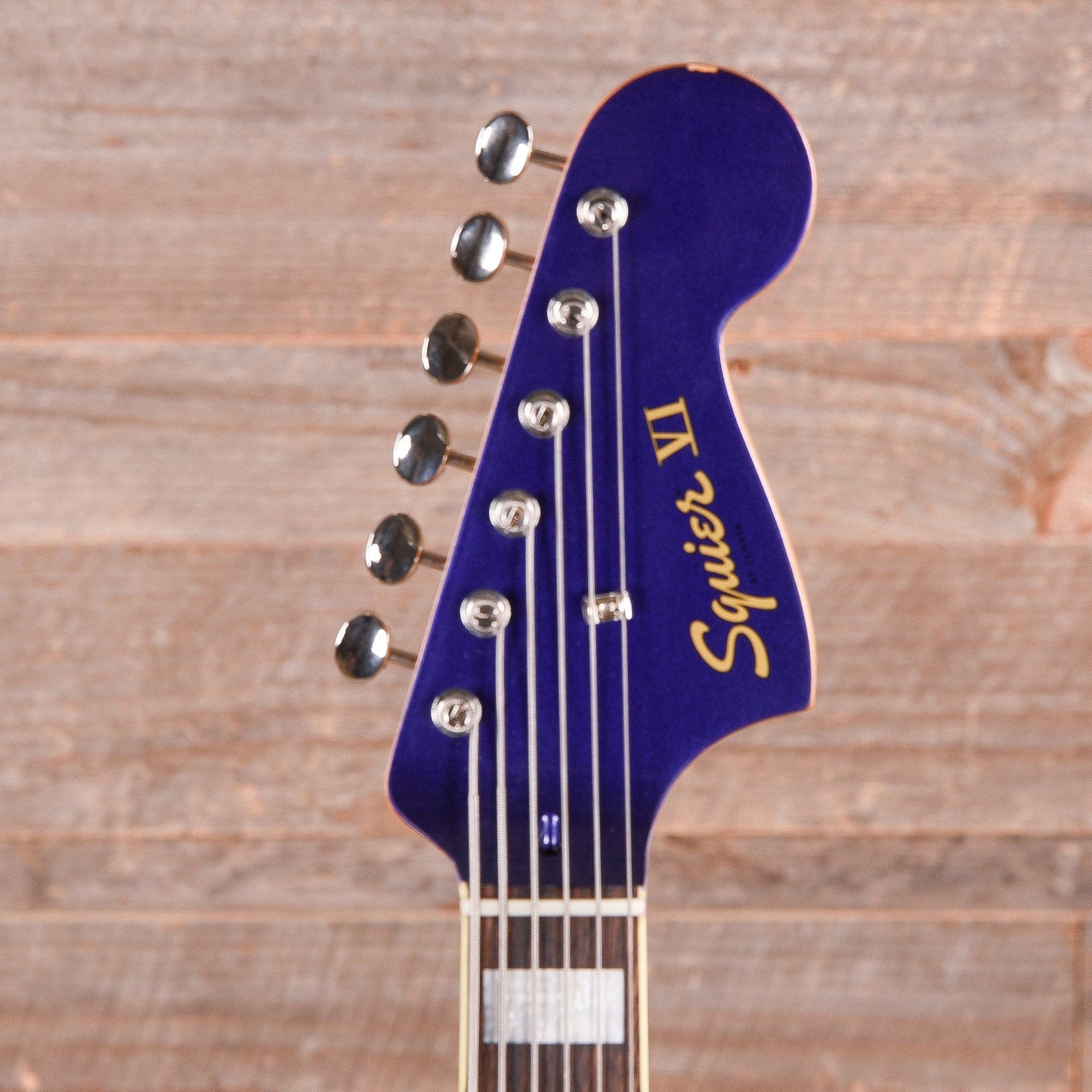 Squier Classic Vibe Bass VI Purple Metallic w/Matching Headcap Bass Guitars / 5-String or More