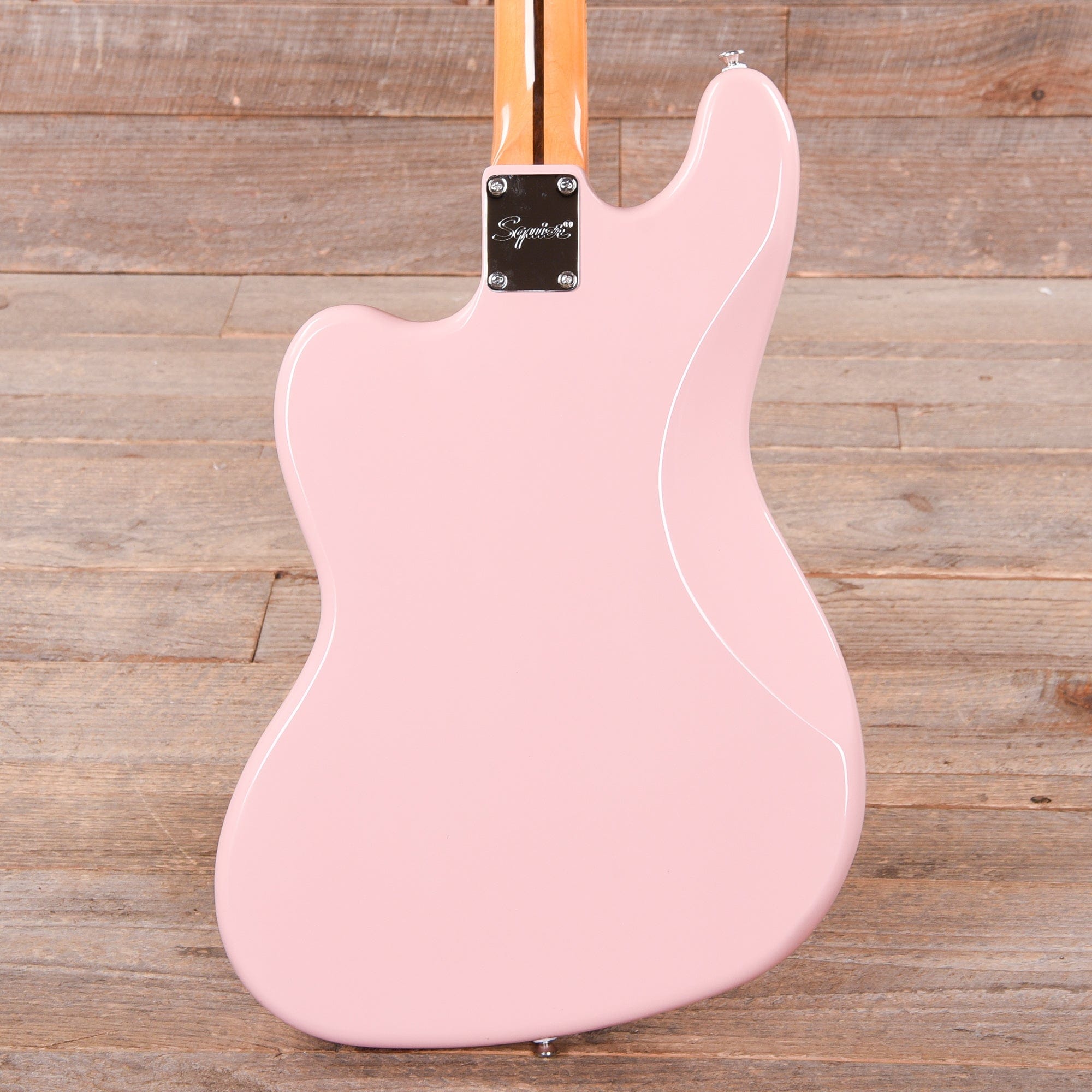 Squier Classic Vibe Bass VI Shell Pink w/Matching Headcap & 3-Ply Parchment Pickguard Bass Guitars / 5-String or More