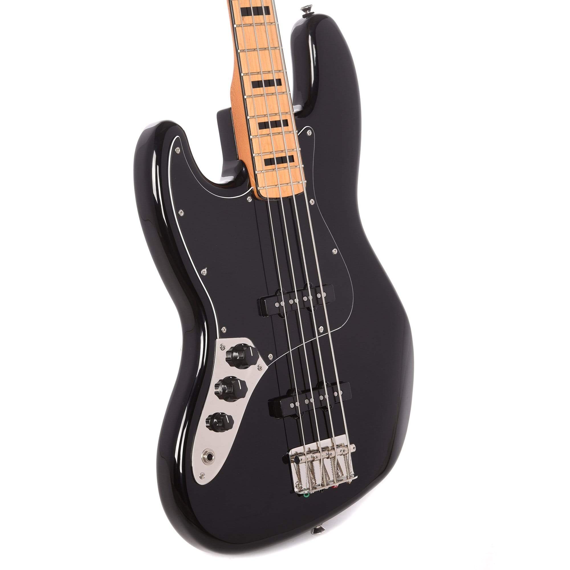 Squier Classic Vibe 70s Jazz Bass Lefty Black Bass Guitars / Left-Handed