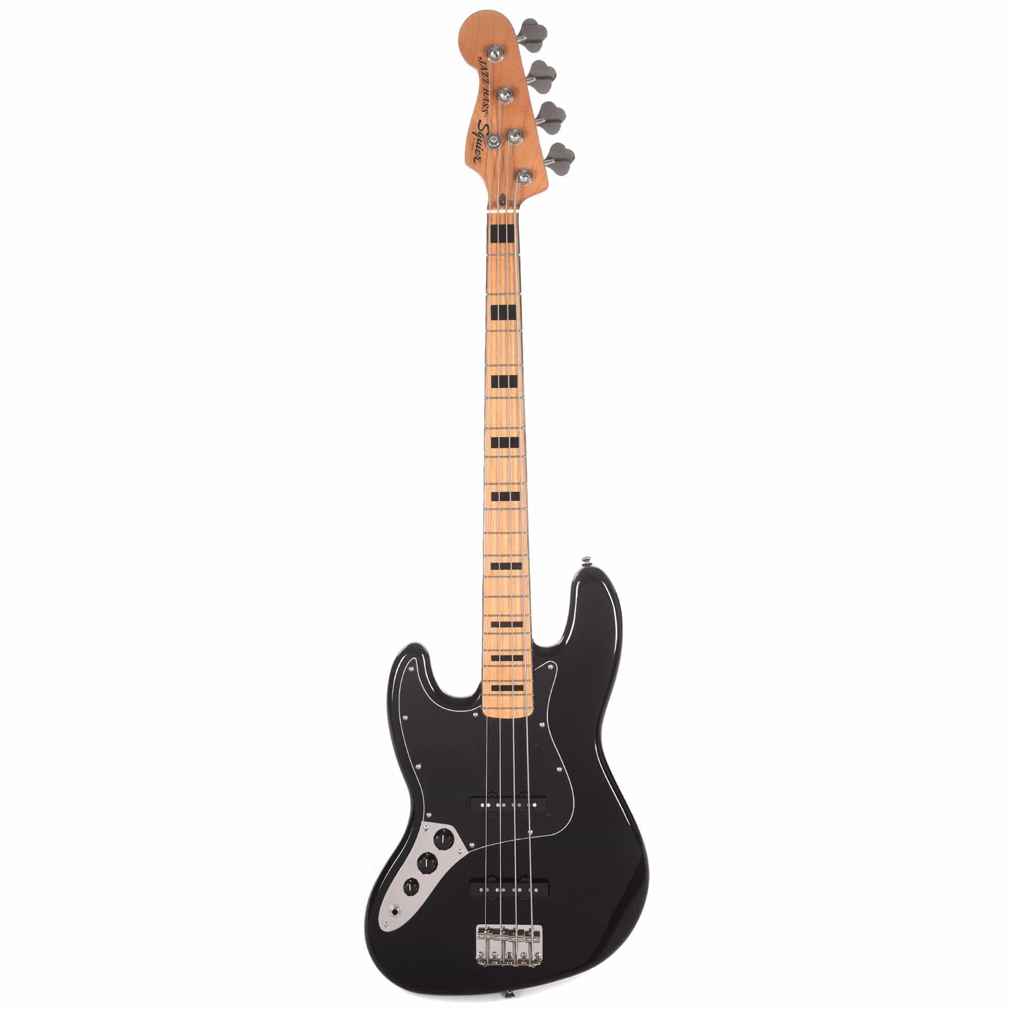 Squier Classic Vibe 70s Jazz Bass Lefty Black Bass Guitars / Left-Handed