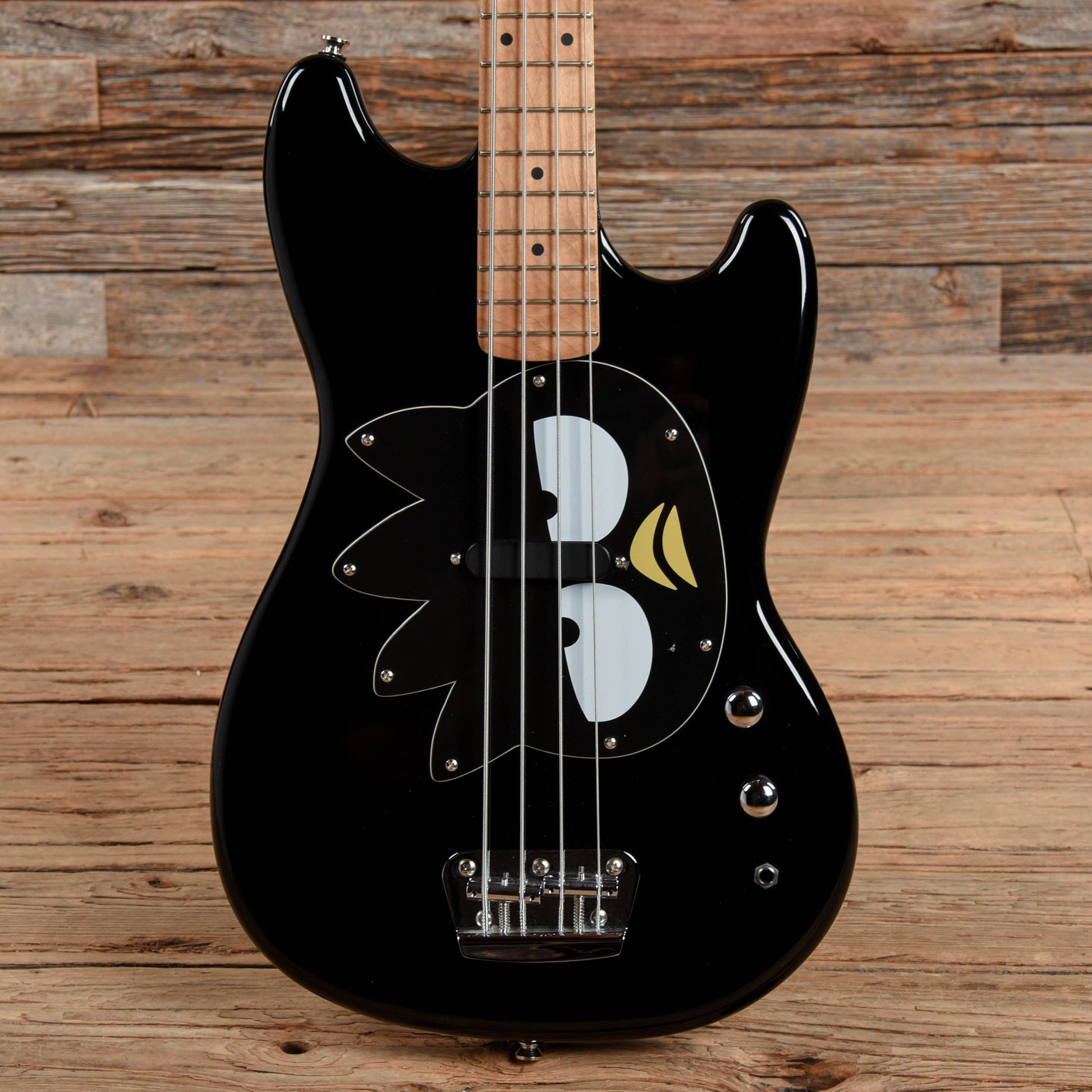 Squier Badtz Maru Bronco Bass Black 2008 Bass Guitars / Short Scale