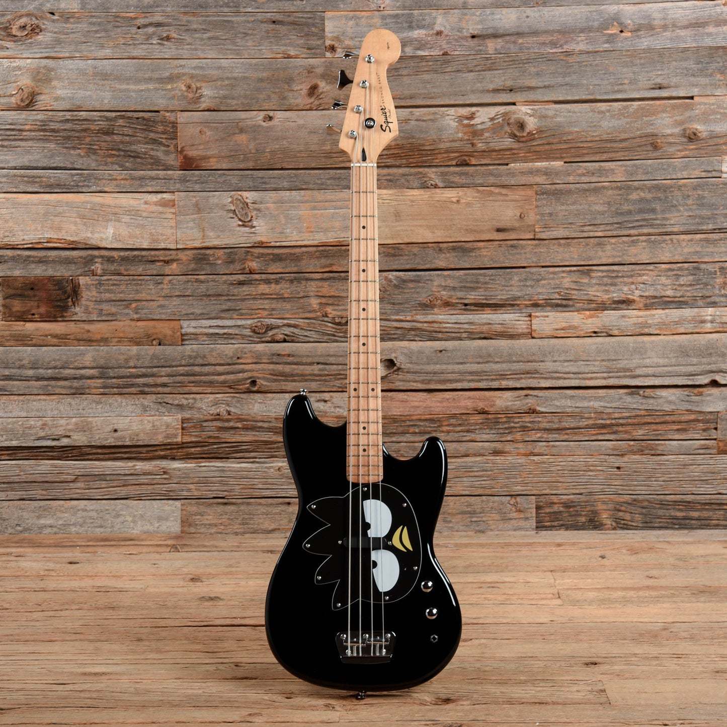 Squier Badtz Maru Bronco Bass Black 2008 Bass Guitars / Short Scale