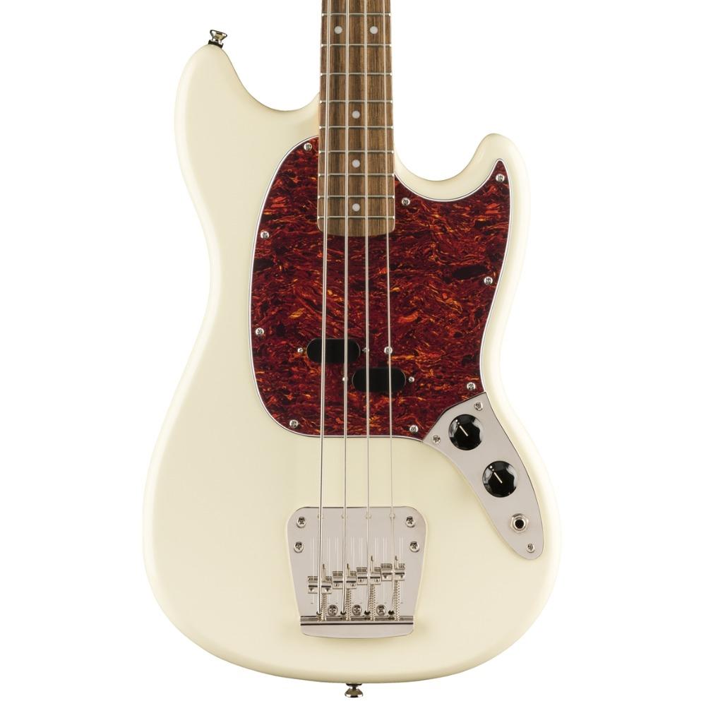 Squier Classic Vibe '60s Mustang Bass Olympic White Bass Guitars / Short Scale