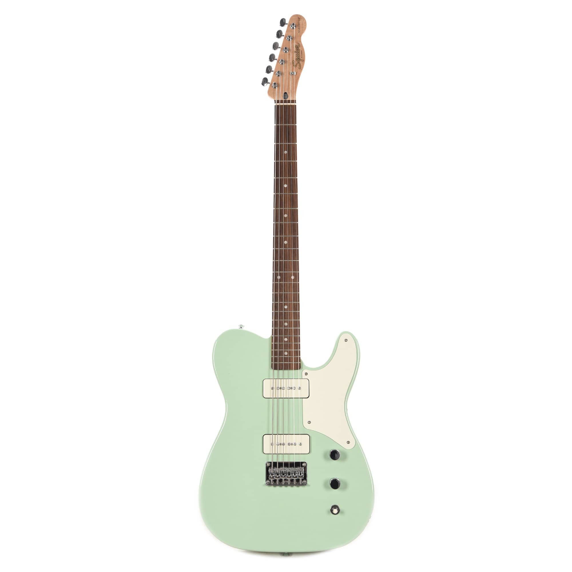 Squier Paranormal Baritone Cabronita Telecaster Surf Green Electric Guitars / Baritone