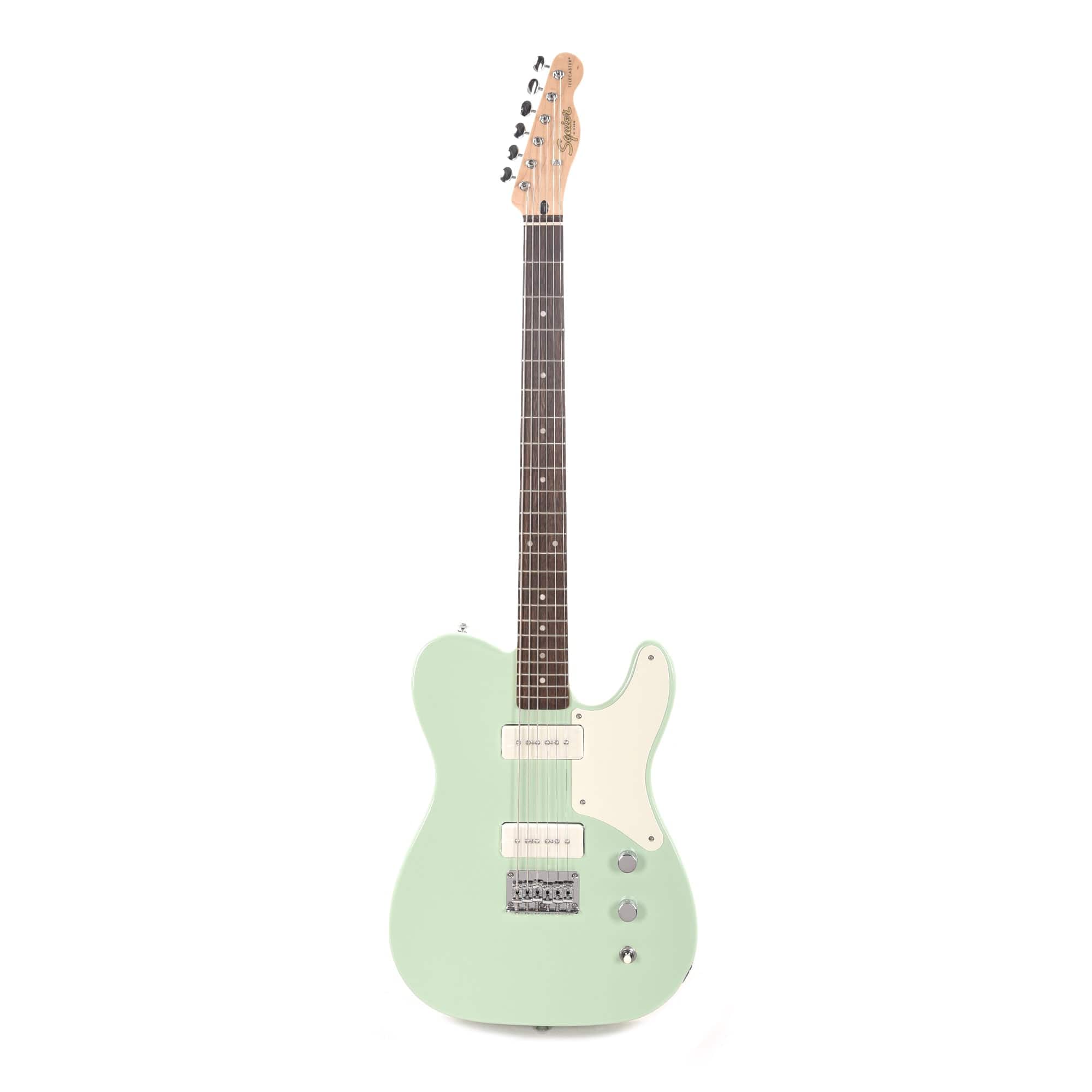 Squier Paranormal Baritone Cabronita Telecaster Surf Green Electric Guitars / Baritone