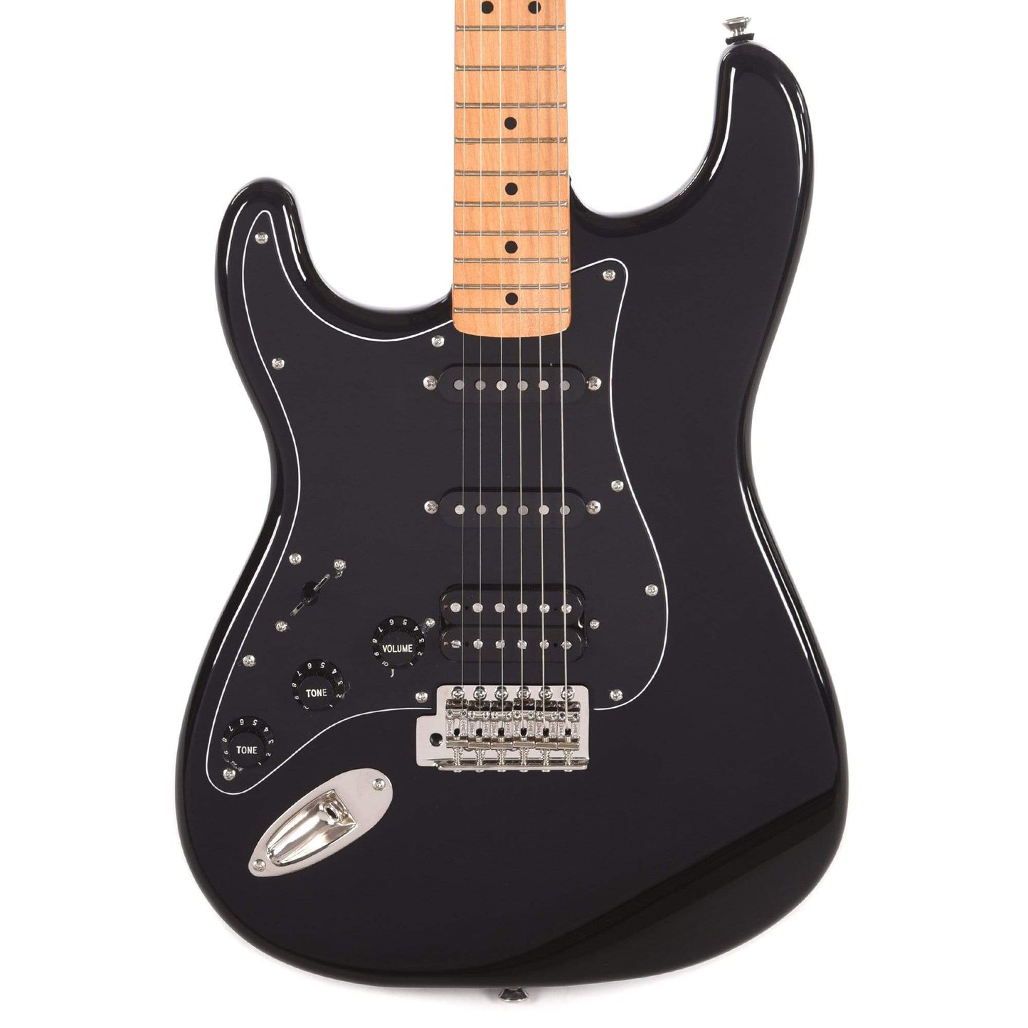 Squier Classic Vibe 70s Stratocaster HSS Lefty Black Electric Guitars / Left-Handed