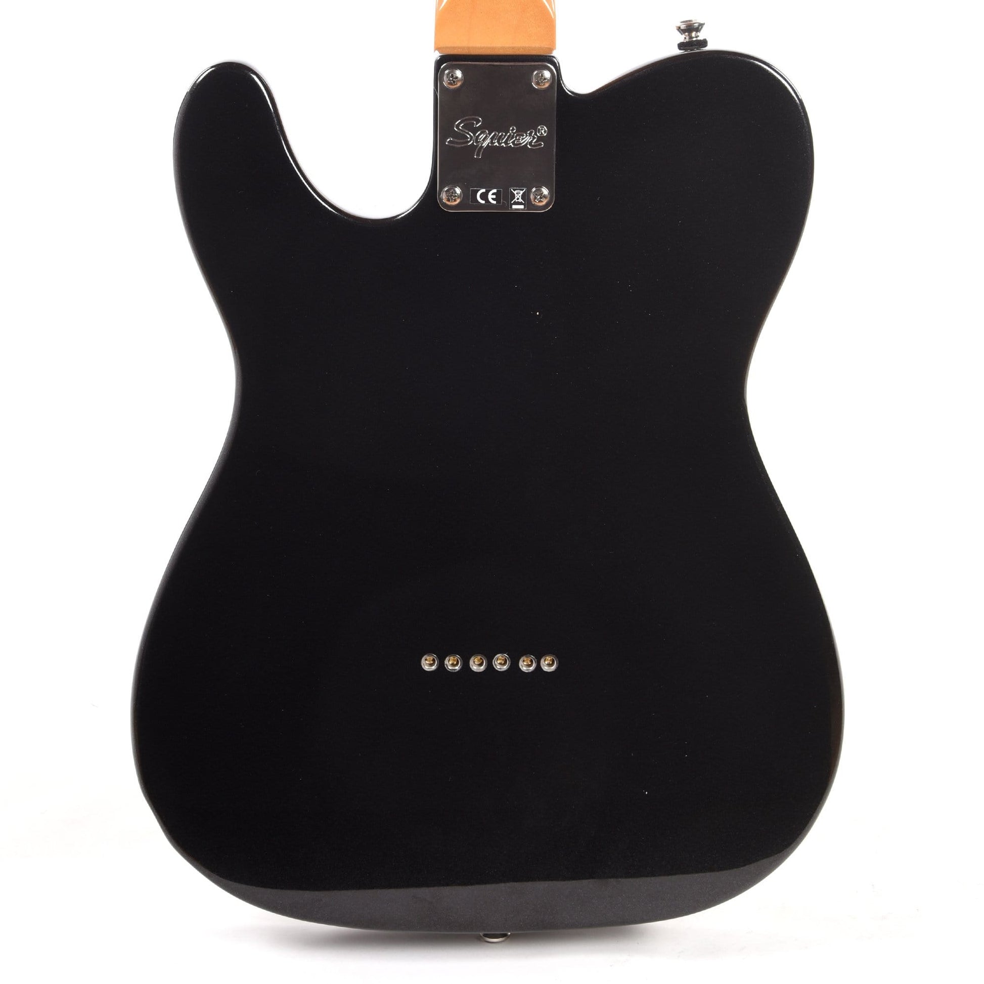 Squier Classic Vibe '60s Telecaster Thinline Black Metallic w/Silver Anodized Pickguard Electric Guitars / Semi-Hollow