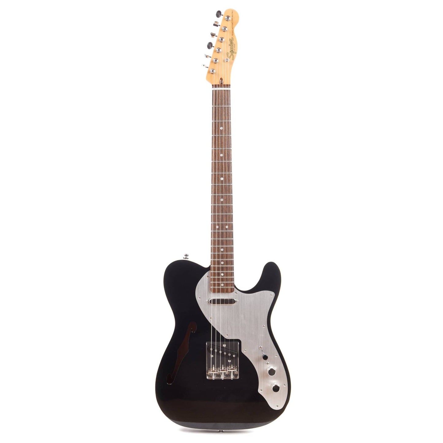 Squier Classic Vibe '60s Telecaster Thinline Black Metallic w/Silver Anodized Pickguard Electric Guitars / Semi-Hollow