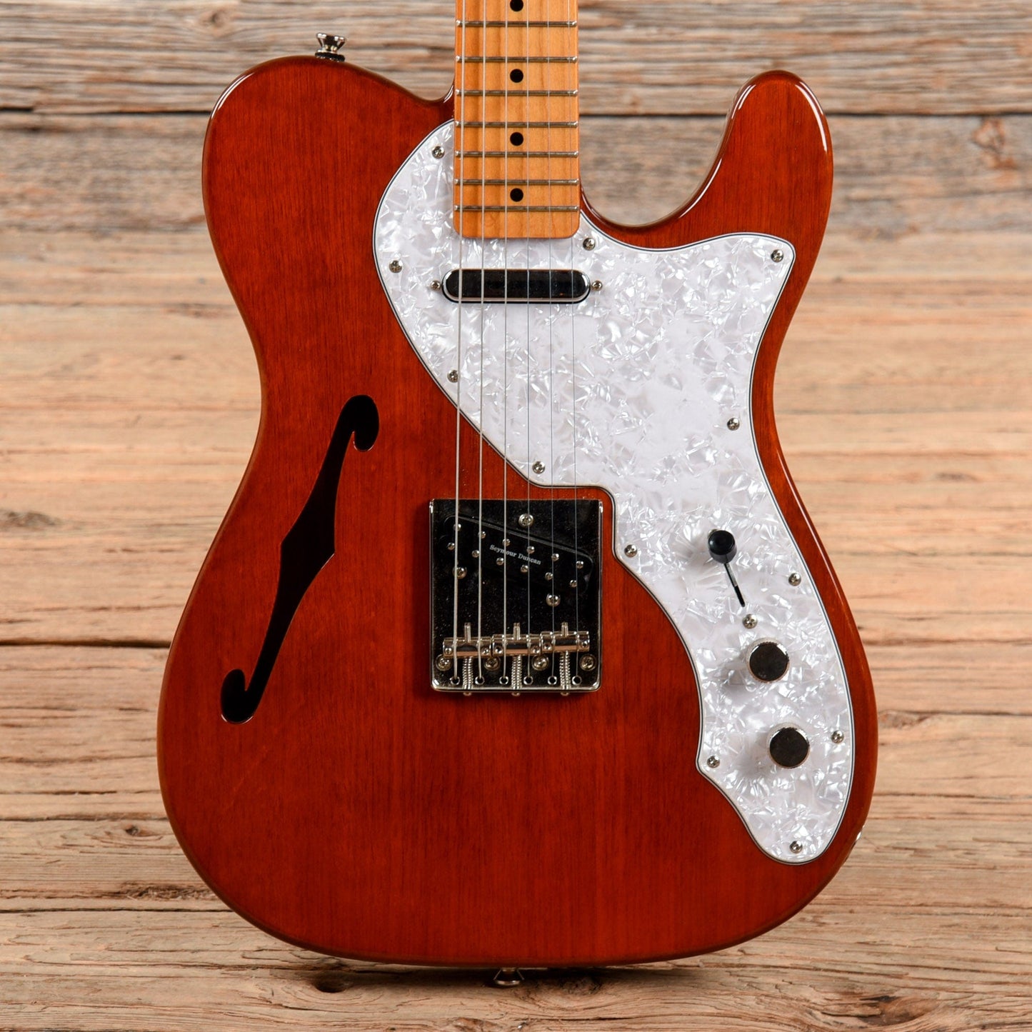 Squier Classic Vibe '60s Telecaster Thinline Natural 2021 Electric Guitars / Semi-Hollow