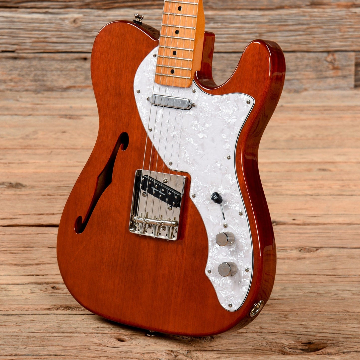 Squier Classic Vibe '60s Telecaster Thinline Natural 2021 Electric Guitars / Semi-Hollow