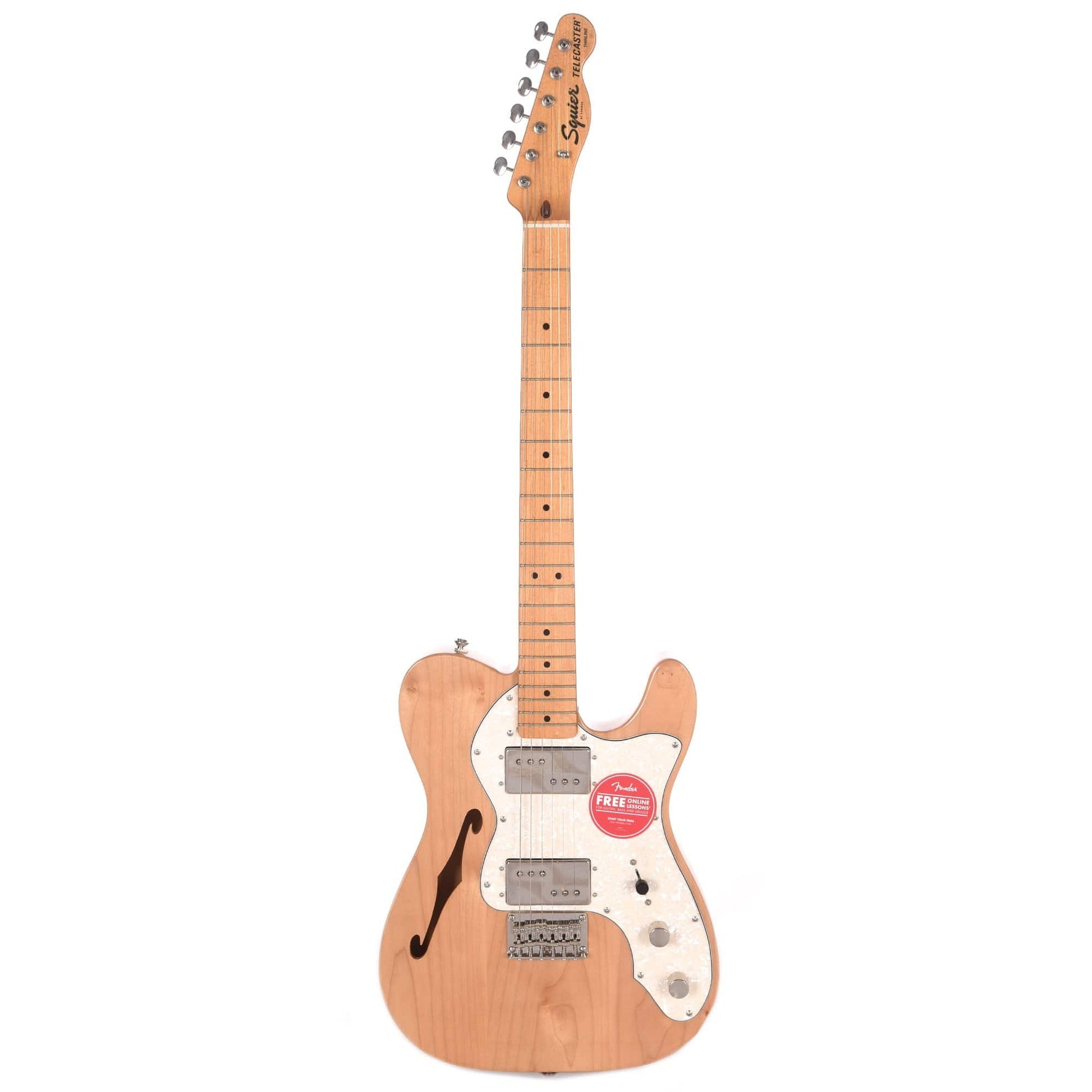 Squier Classic Vibe 70s Telecaster Thinline Natural Electric Guitars / Semi-Hollow