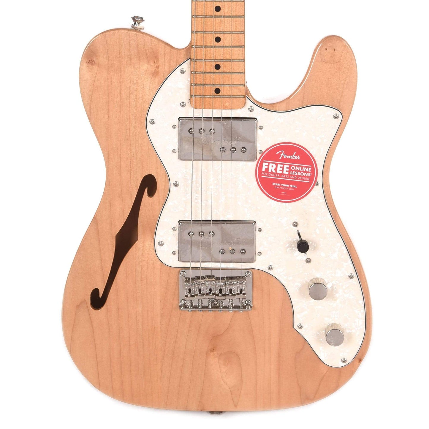 Squier Classic Vibe 70s Telecaster Thinline Natural Electric Guitars / Semi-Hollow