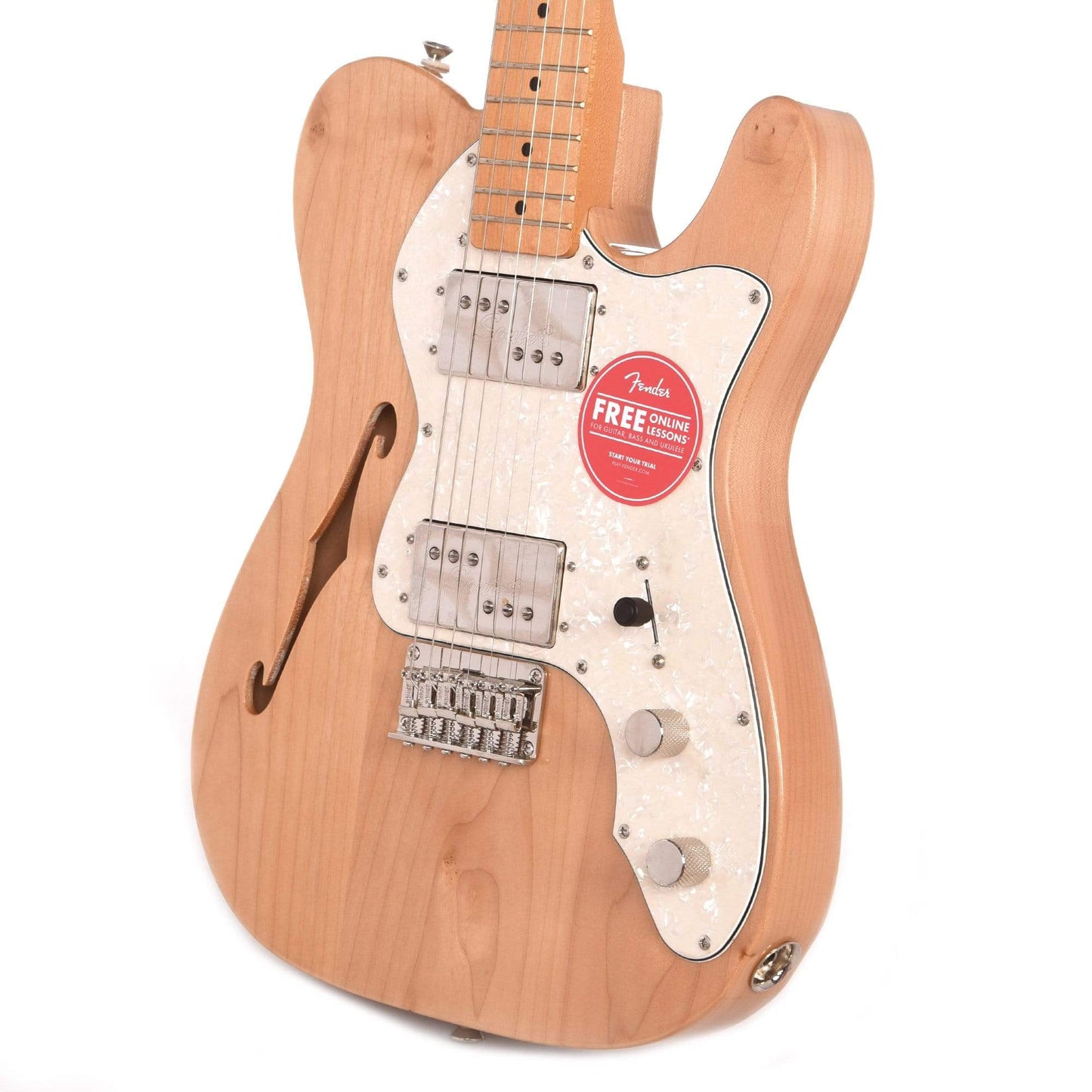 Squier Classic Vibe 70s Telecaster Thinline Natural Electric Guitars / Semi-Hollow