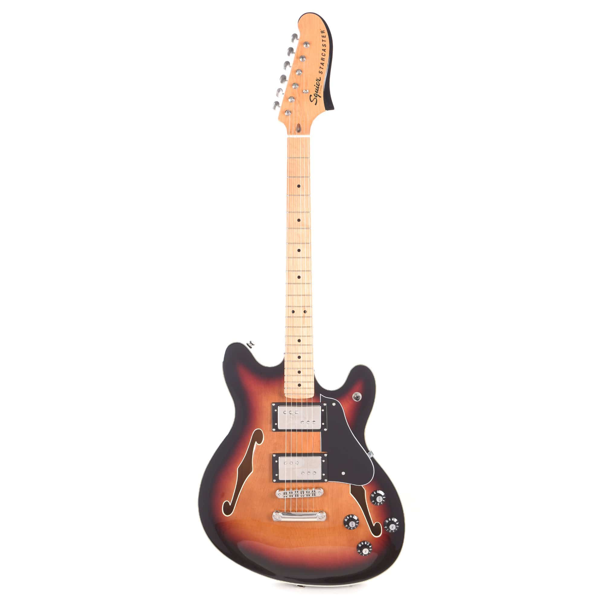 Squier Classic Vibe Starcaster 3-Tone Sunburst Electric Guitars / Semi-Hollow