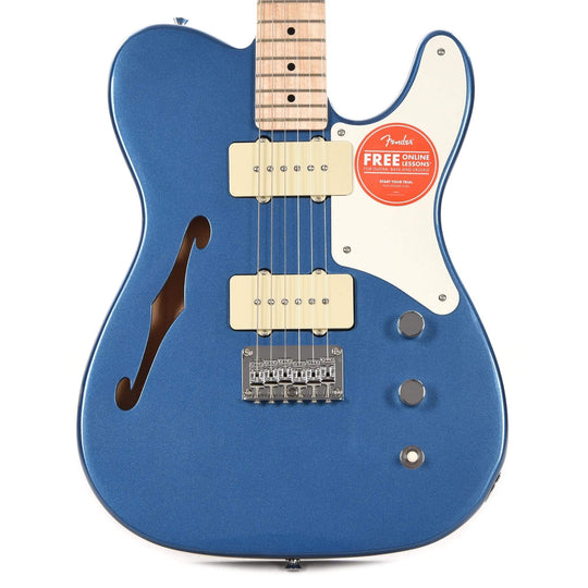 Squier Paranormal Cabronita Telecaster Thinline Lake Placid Blue Electric Guitars / Semi-Hollow