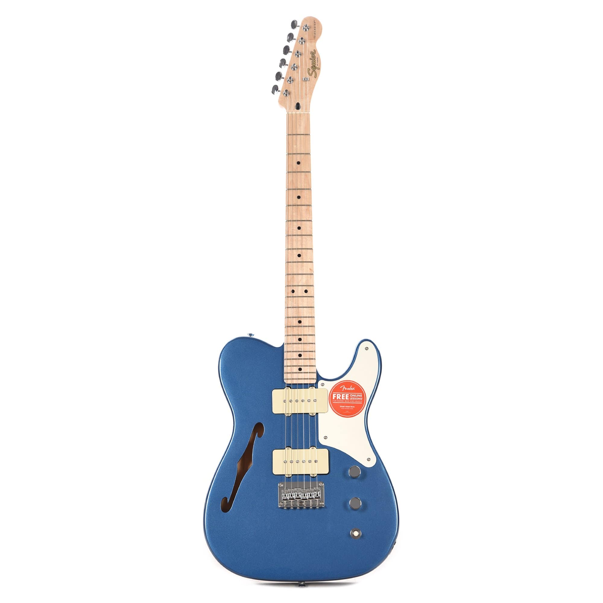 Squier Paranormal Cabronita Telecaster Thinline Lake Placid Blue Electric Guitars / Semi-Hollow