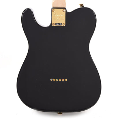 Squier 40th Anniversary Gold Edition Telecaster Black w/Gold Anodized Pickguard Electric Guitars / Solid Body