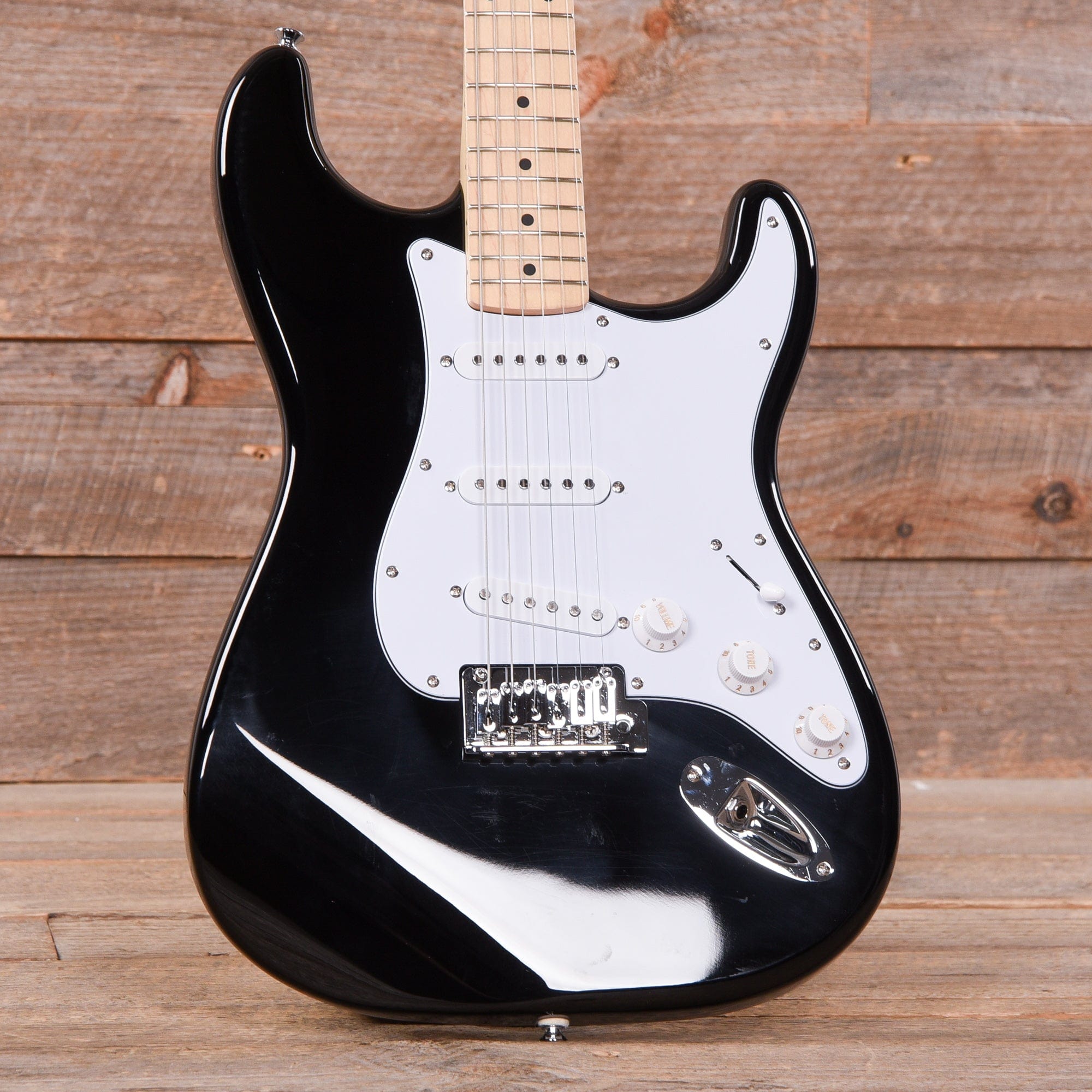 Squier Affinity Stratocaster Black Electric Guitars / Solid Body