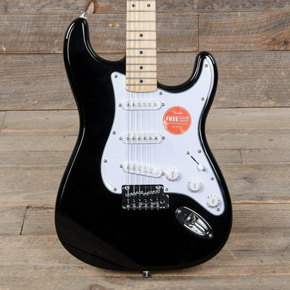 Squier Affinity Stratocaster Black Electric Guitars / Solid Body