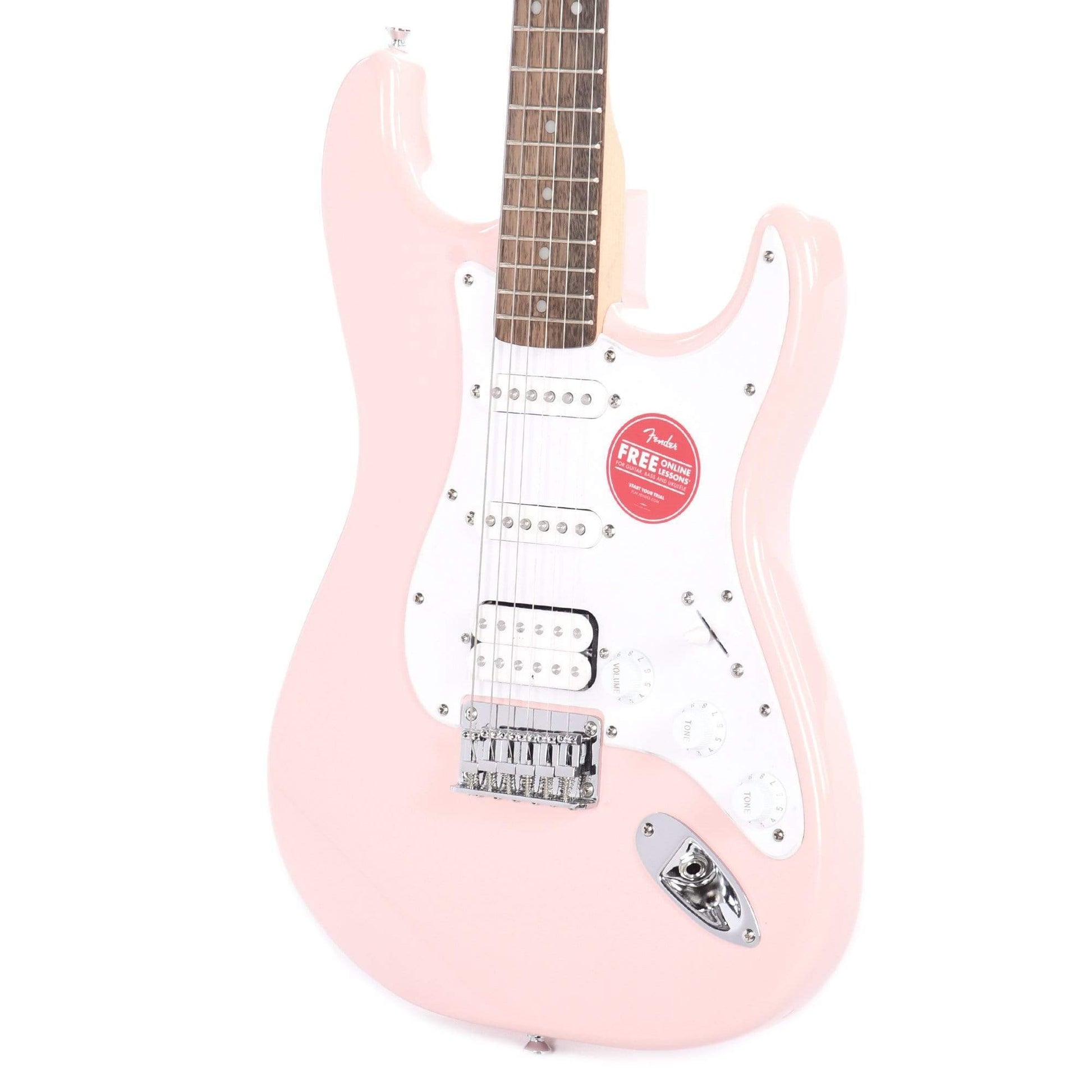 Squier Bullet Stratocaster HT HSS Shell Pink Electric Guitars / Solid Body