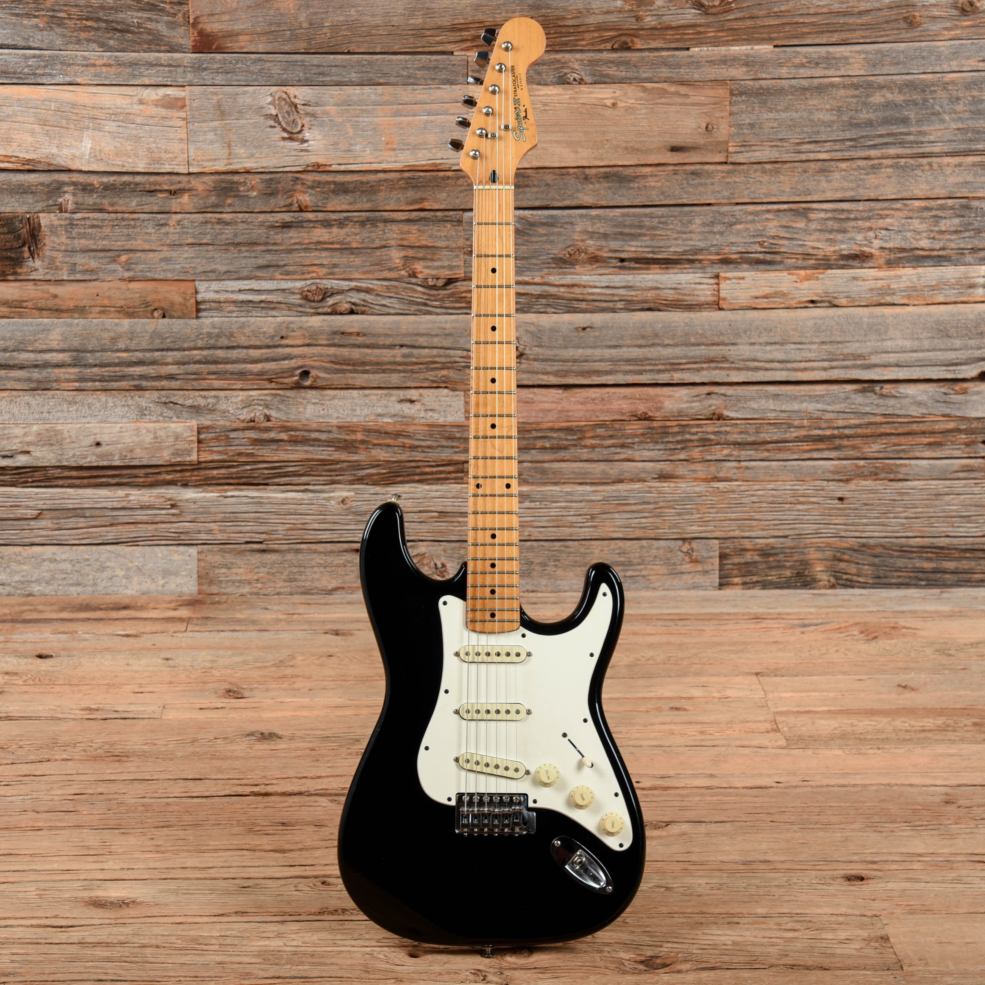 Squier by Fender Stratocaster II Black Electric Guitars / Solid Body