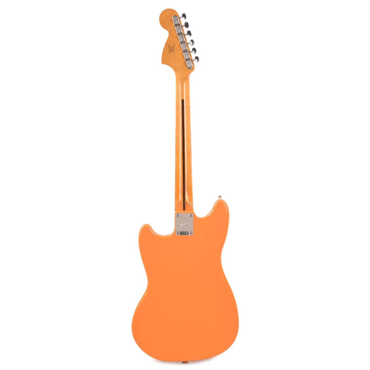 Squier Classic Vibe '60s Competition Mustang Capri Orange w/Dakota Red Stripe Electric Guitars / Solid Body