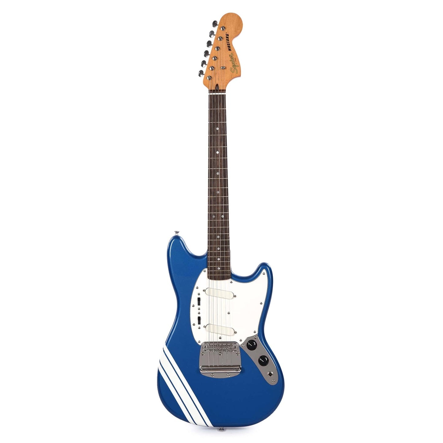 Squier Classic Vibe '60s Competition Mustang Lake Placid Blue w/Olympic White Stripes Electric Guitars / Solid Body