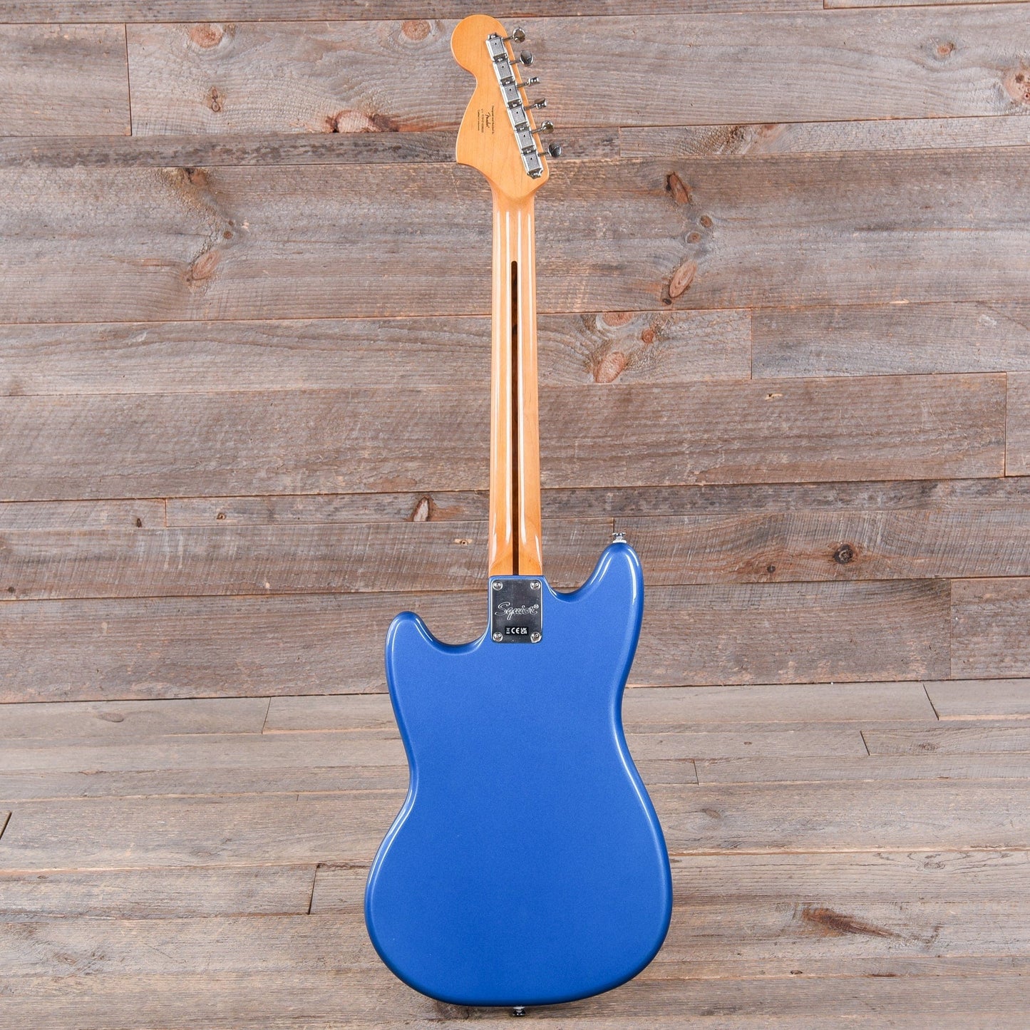 Squier Classic Vibe '60s Competition Mustang Lake Placid Blue w/Olympic White Stripes Electric Guitars / Solid Body