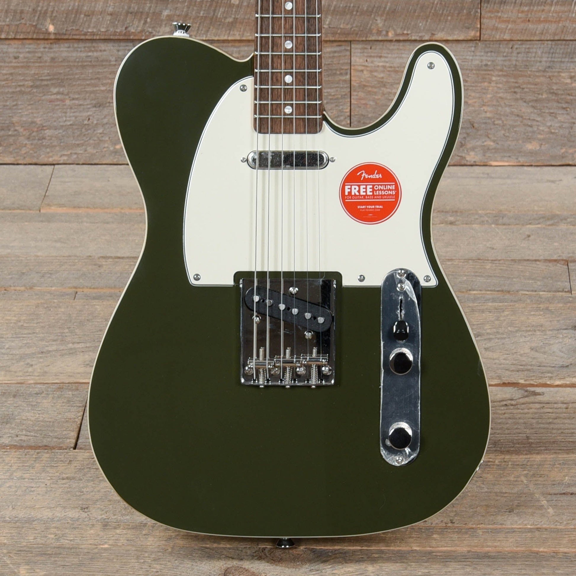 Squier Classic Vibe '60s Custom Telecaster Olive Electric Guitars / Solid Body