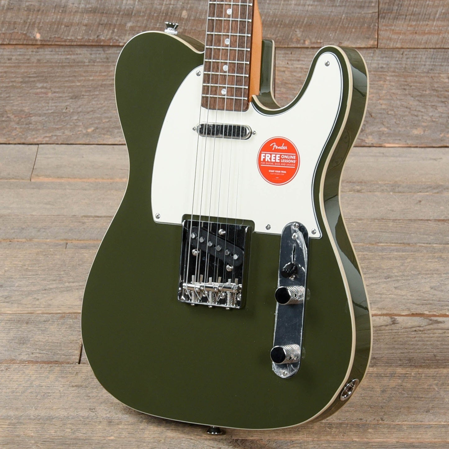 Squier Classic Vibe '60s Custom Telecaster Olive Electric Guitars / Solid Body